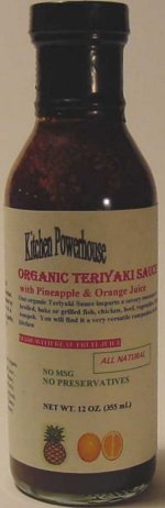 Organic Teriyaki Sauce with Pineapple and Orange Juice